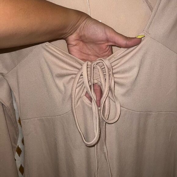 NWT Nude dress with slit and cutout sundress size L - Picture 5 of 5